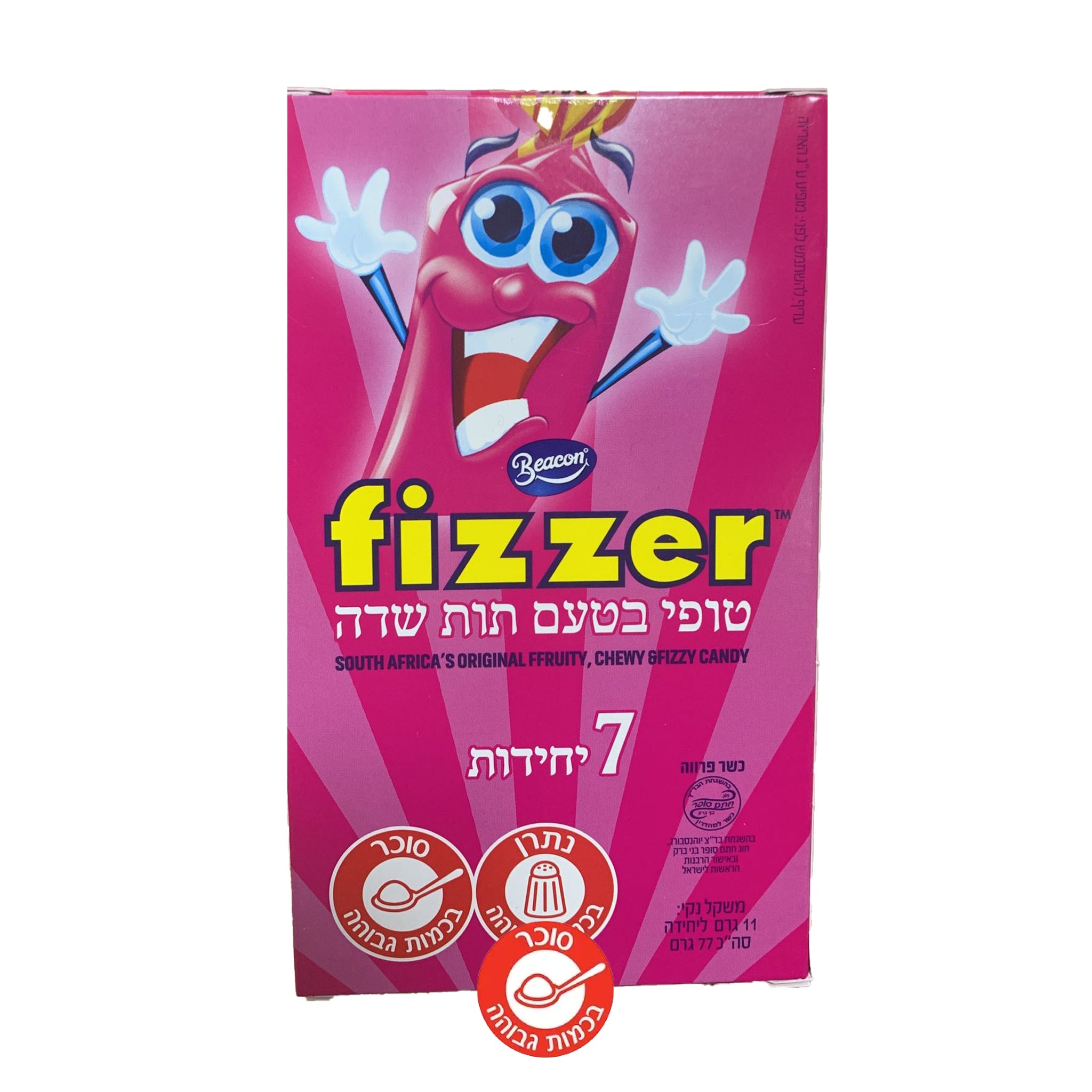 Fizzer Toffee פיזר טופי שביעיה במארז סוכריות
