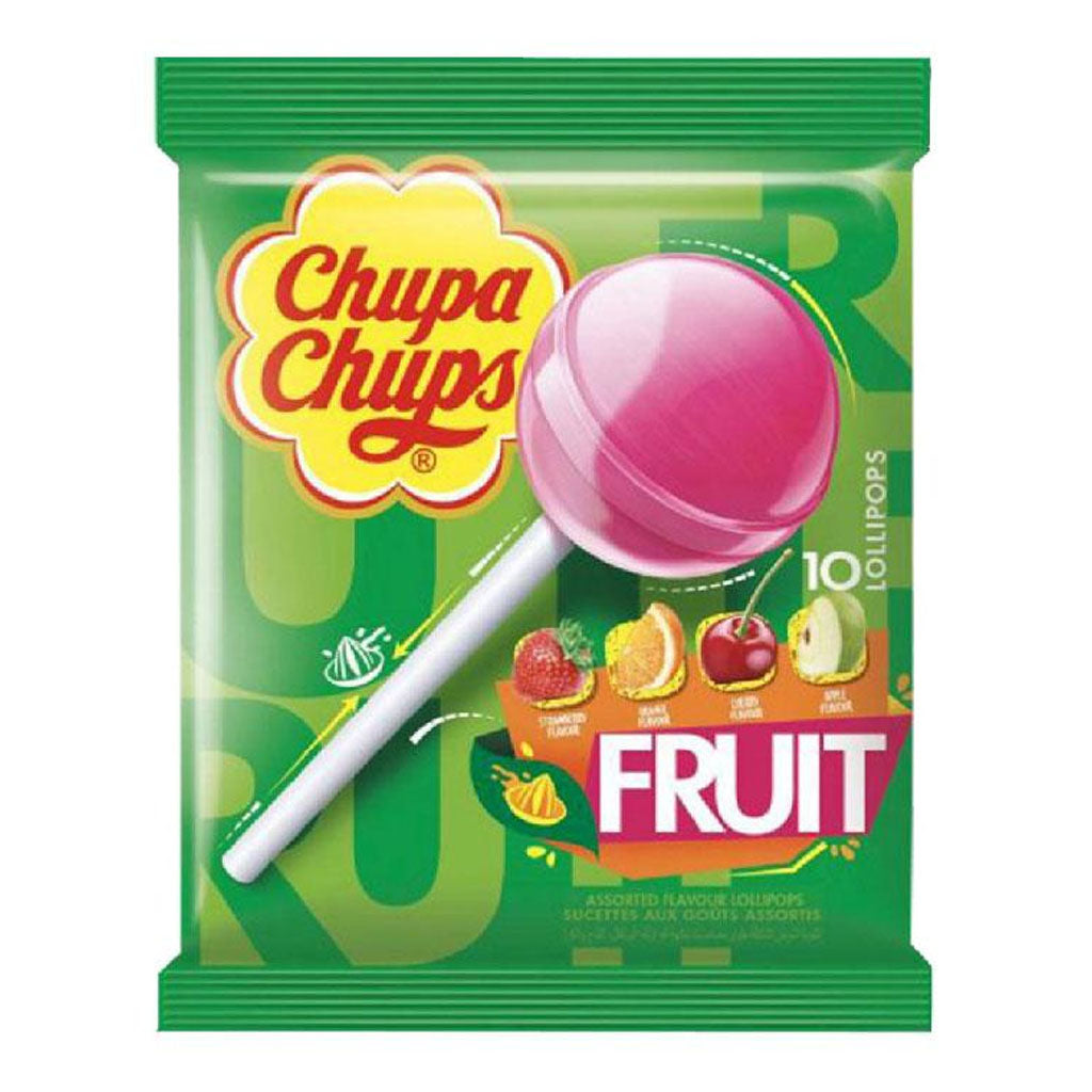 Chupa Chups Fruit צ'ופה צ'ופס סוכריות על מקל בטעמי פירות