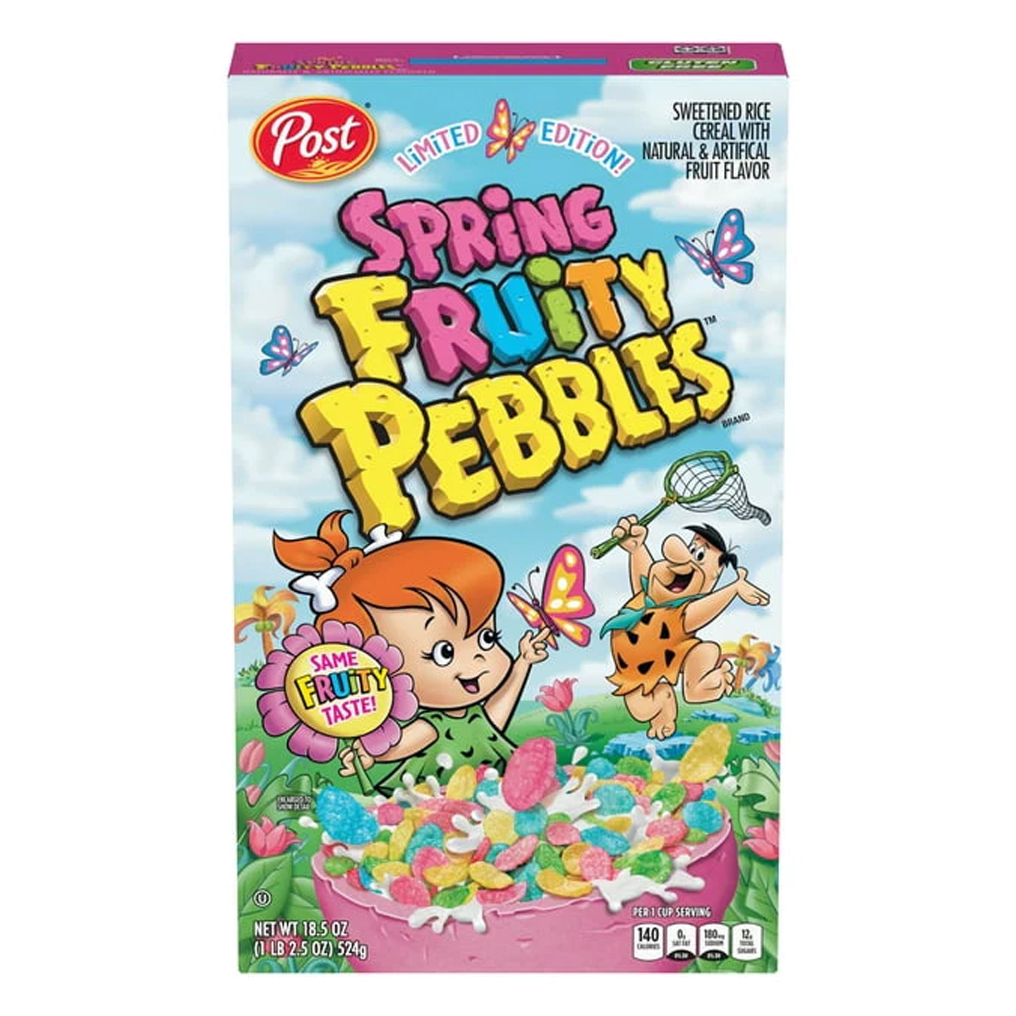 Spring Fruity Pebbles דגני אורז צבעוניים בטעמי פירות מהדורה מוגבלת