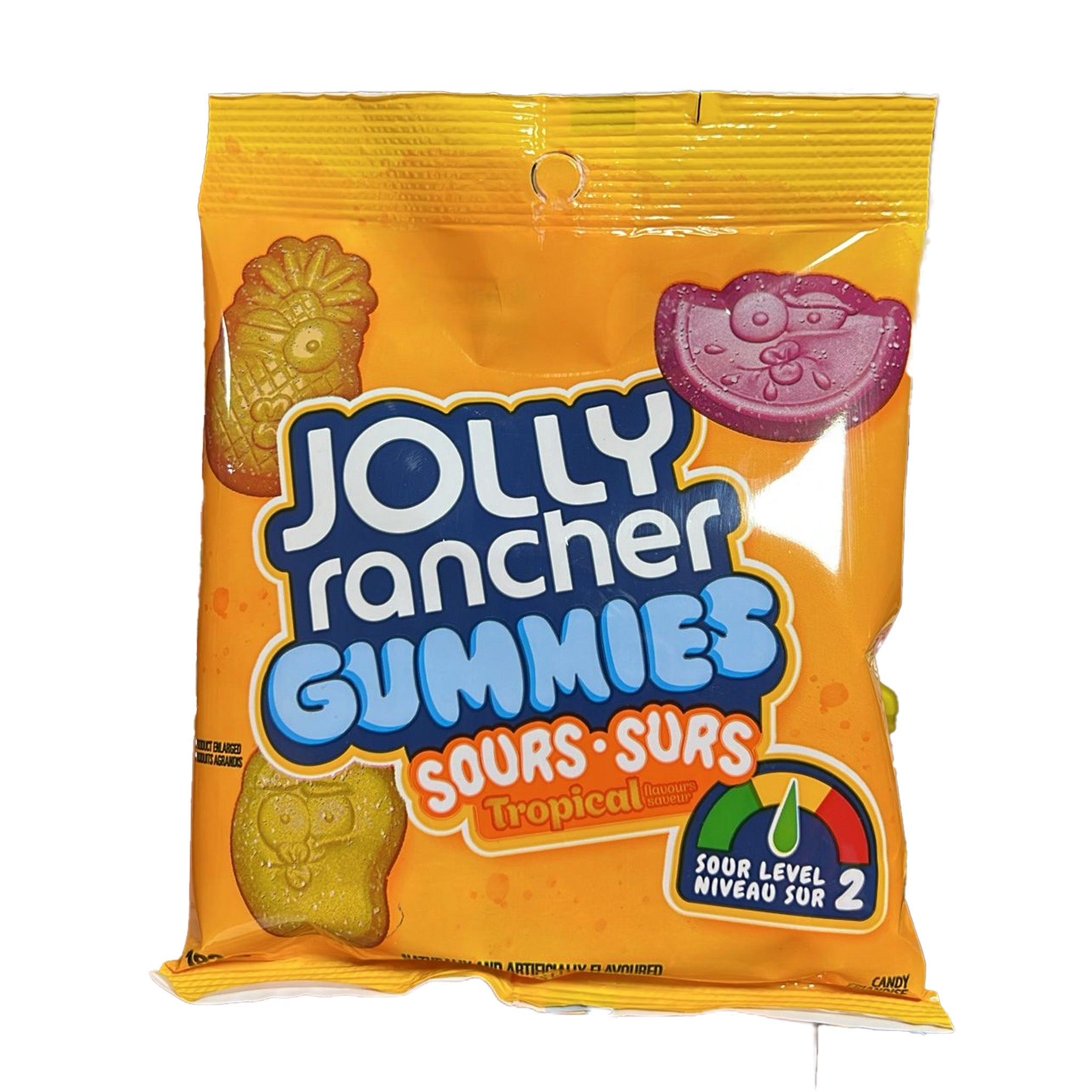 Jolly Rancher Gummies Sour ג'ולי ראנצ'ר סוכריות גומי חמוצות בטעם טרופי