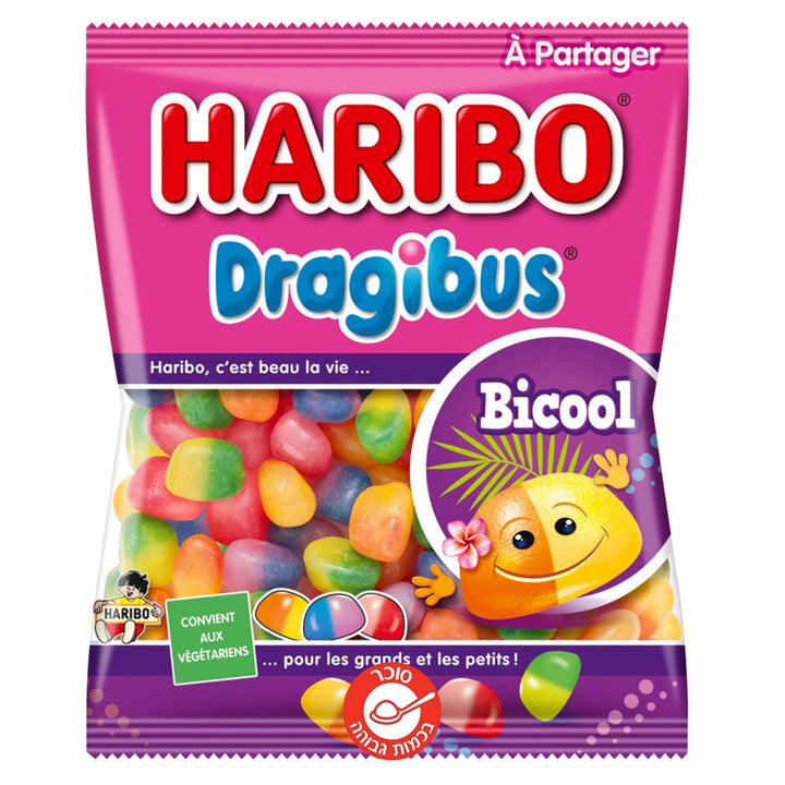 Haribo Dragibus Tropical דרגיבוס סוכריות גומי בטעם טרופי