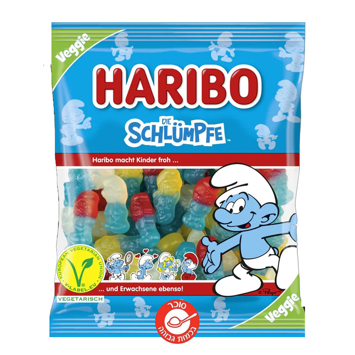Haribo Smurfs הריבו דרדסים סוכריות גומי 175 גרם