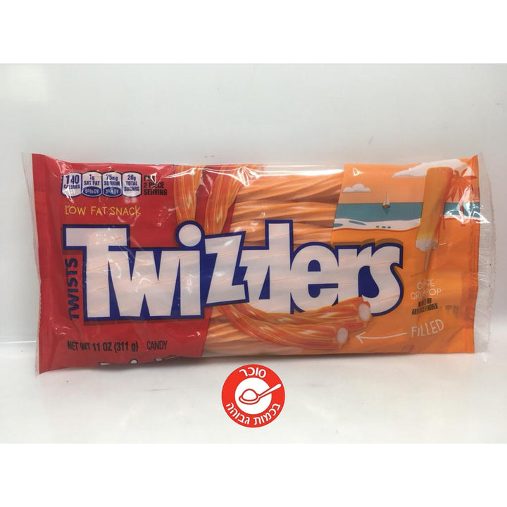 Hershey's Twizzlers Orange - טוויזלר ממולא בטעם תפוז