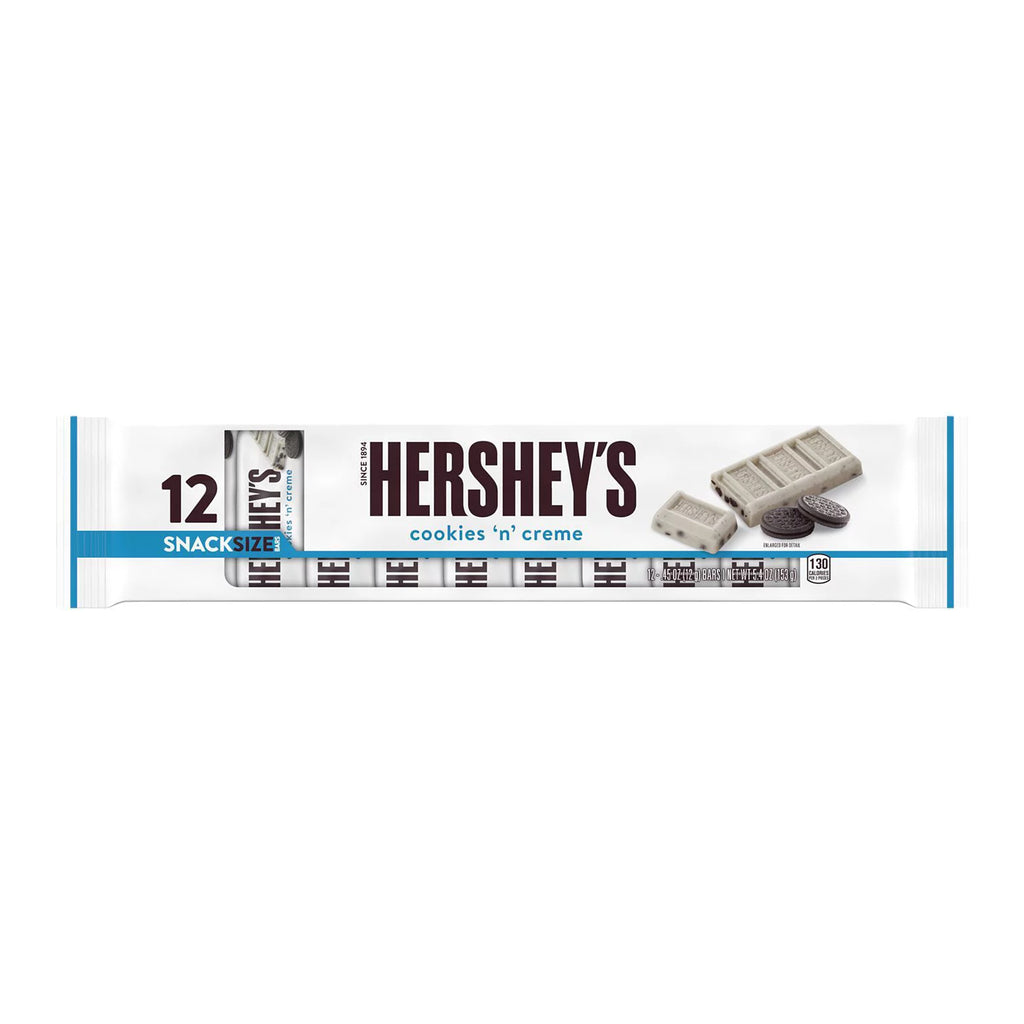 Hershey's Cookie n Cream 12  הרשי קוקי אנד קרם מארז 