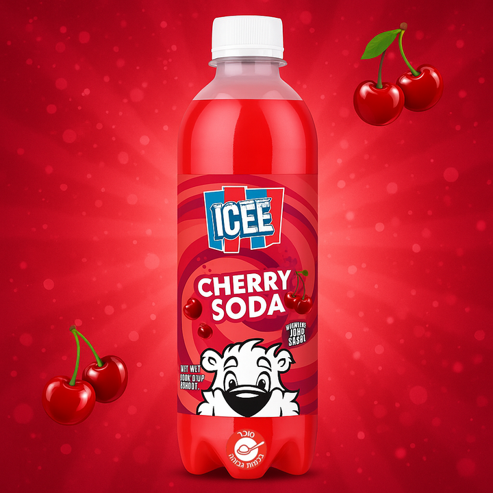 Icee Cherry Soda אייסי סודה בטעם דובדבן