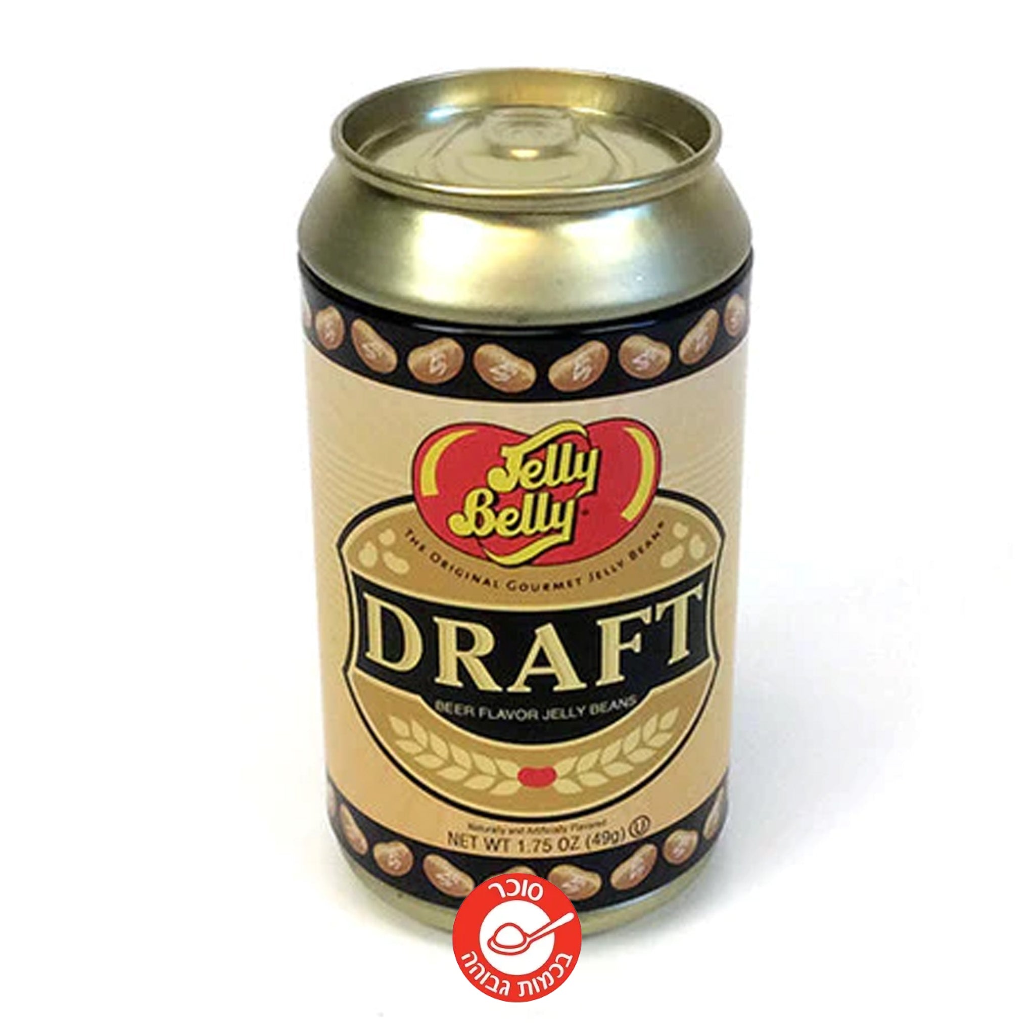Jelly Belly Draft Beer Flavor סוכריות ג'לי בלי בפחית בירה