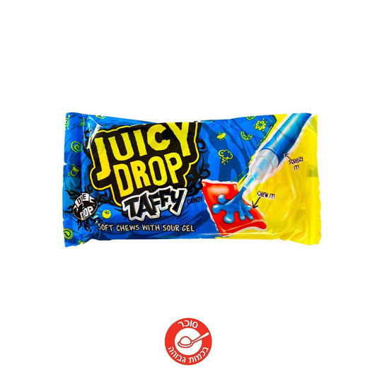 Juicy Drops Taffy טופי עם מזרק מיץ חמוץ