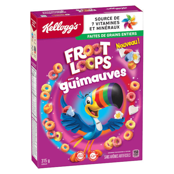 Kellogg's Froot Loops guimauves קלוגס פרוט לופס עם מרשמלו