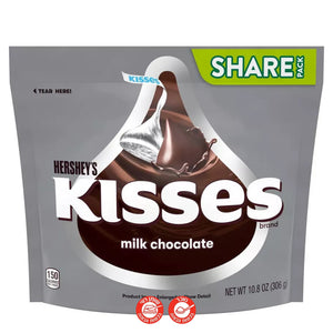 Kisses Milk Chocolate נשיקות הרשי שוקולד חלב