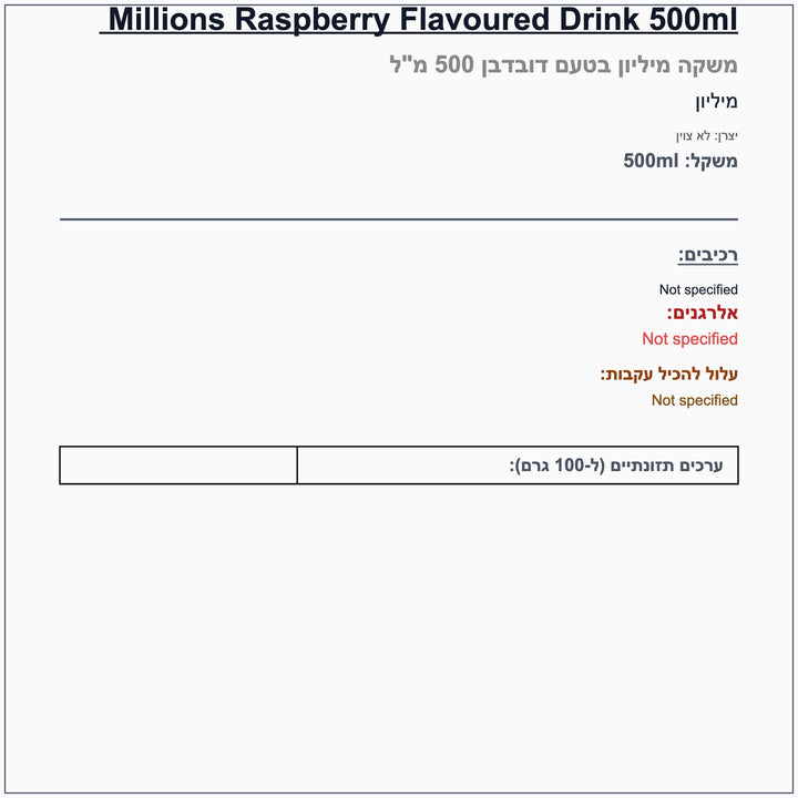 millions-raspberry - label