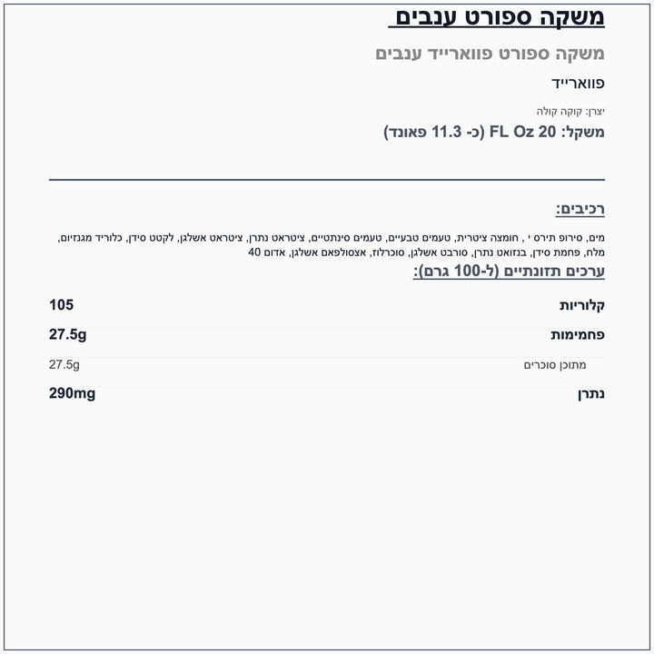 powerade-sports-drink-grape-591ml-משקה-אנרגיה-בטעם-ענבים - label