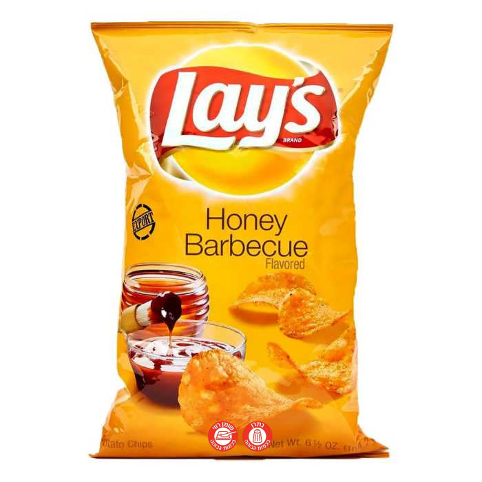 Lay's חטיף צ'פס בטעם דבש ברביקיו אריזה גדולה