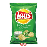 Lay's Sour Cream & Onion חטיף צ'פס בטעם שמנת בצל אריזה גדולה