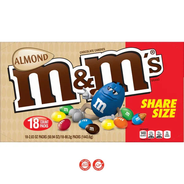 M&M Almond אמ אנד אם שקדים