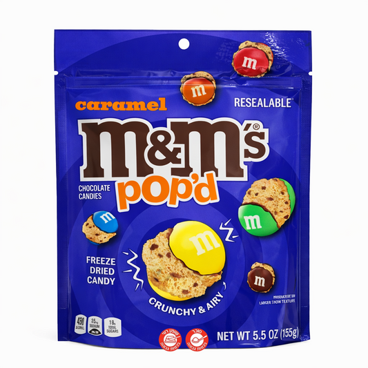 M&M Pope’d Caramel אמ אנד אם פופ קרמל מהדורה מיוחדת סוכריות