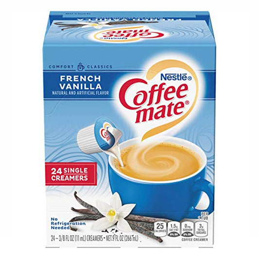 Coffee Mate French Vanilla מלבין קפה נסטלה בטעם וניל