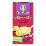 Annie's Mac and Cheese 25% less Soduim אניז מק אנד צ'יז מופחת מלח