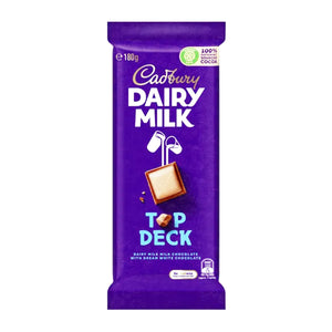 Cadbury Milk  Top Deck שוקולד חלב קדבורים עם שוקולד לבן