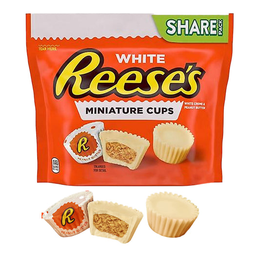 Reese's Miniature Cups White מיני קאפס שוקולד לבן עם בוטנים