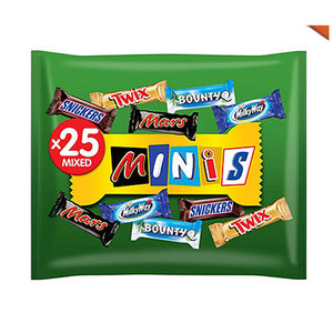 Minis 25 מיקס שוקולדים חו"ל מיני