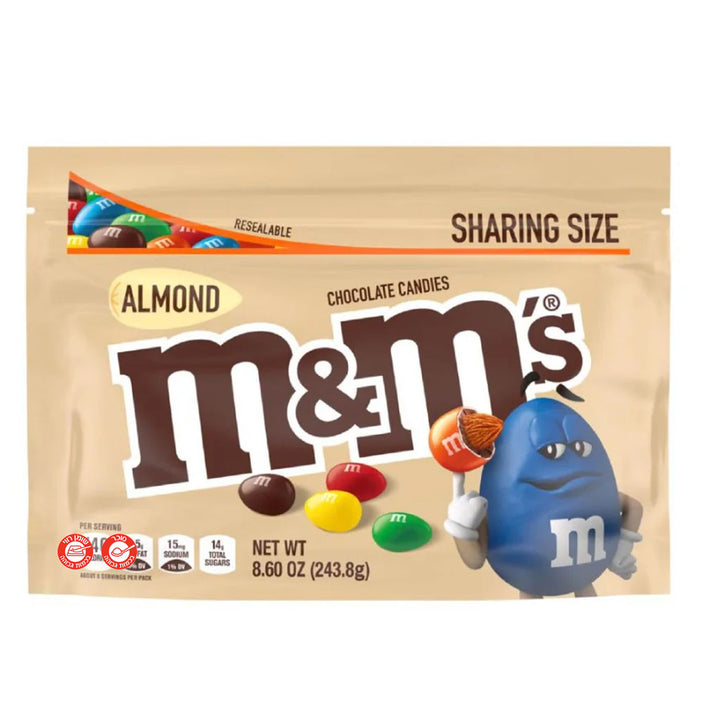 M&M Almond 243g אמ אנד אם שקדים