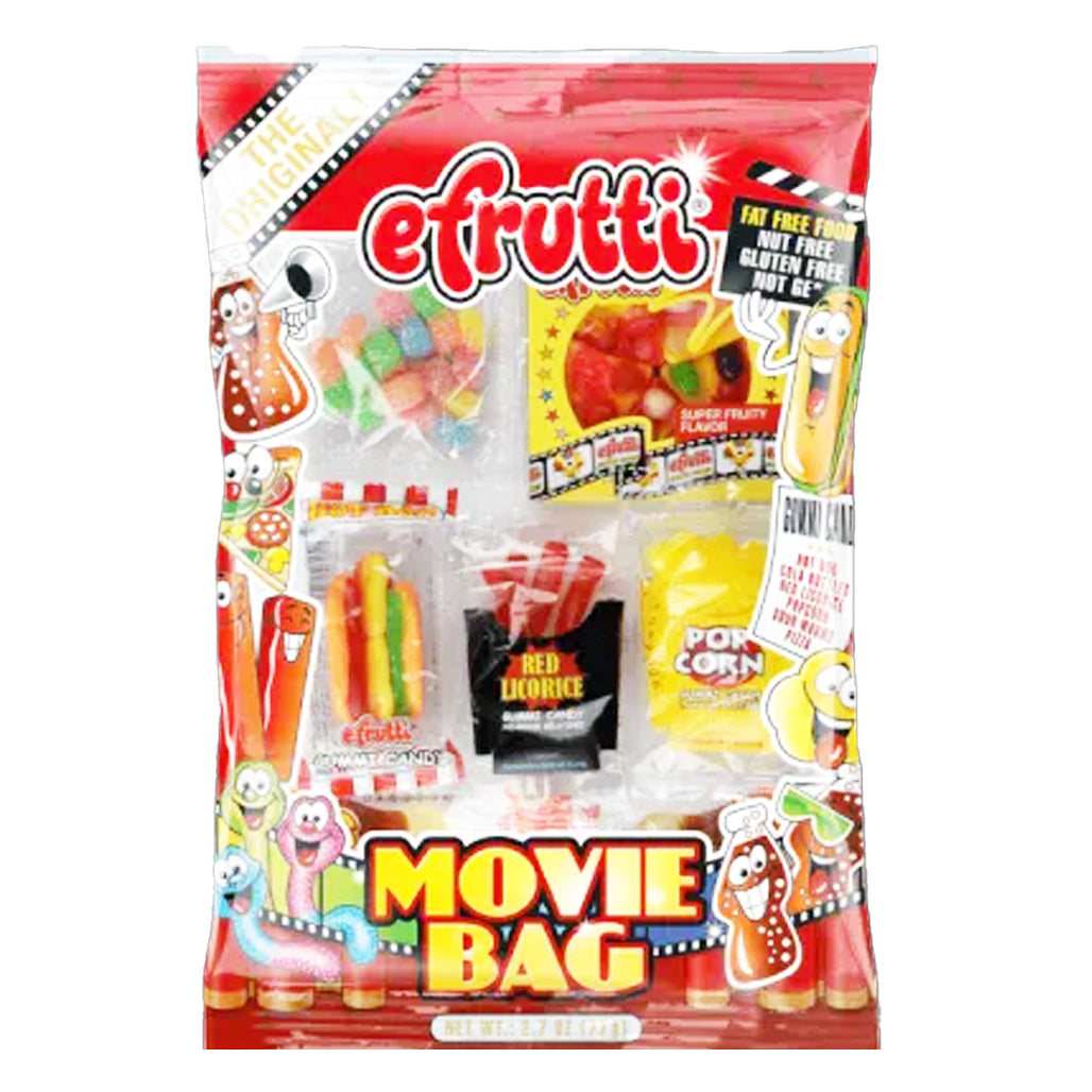 Efrutti Pizza Gummies Movie Bag קיט סוכריות גומי מארז סרטים