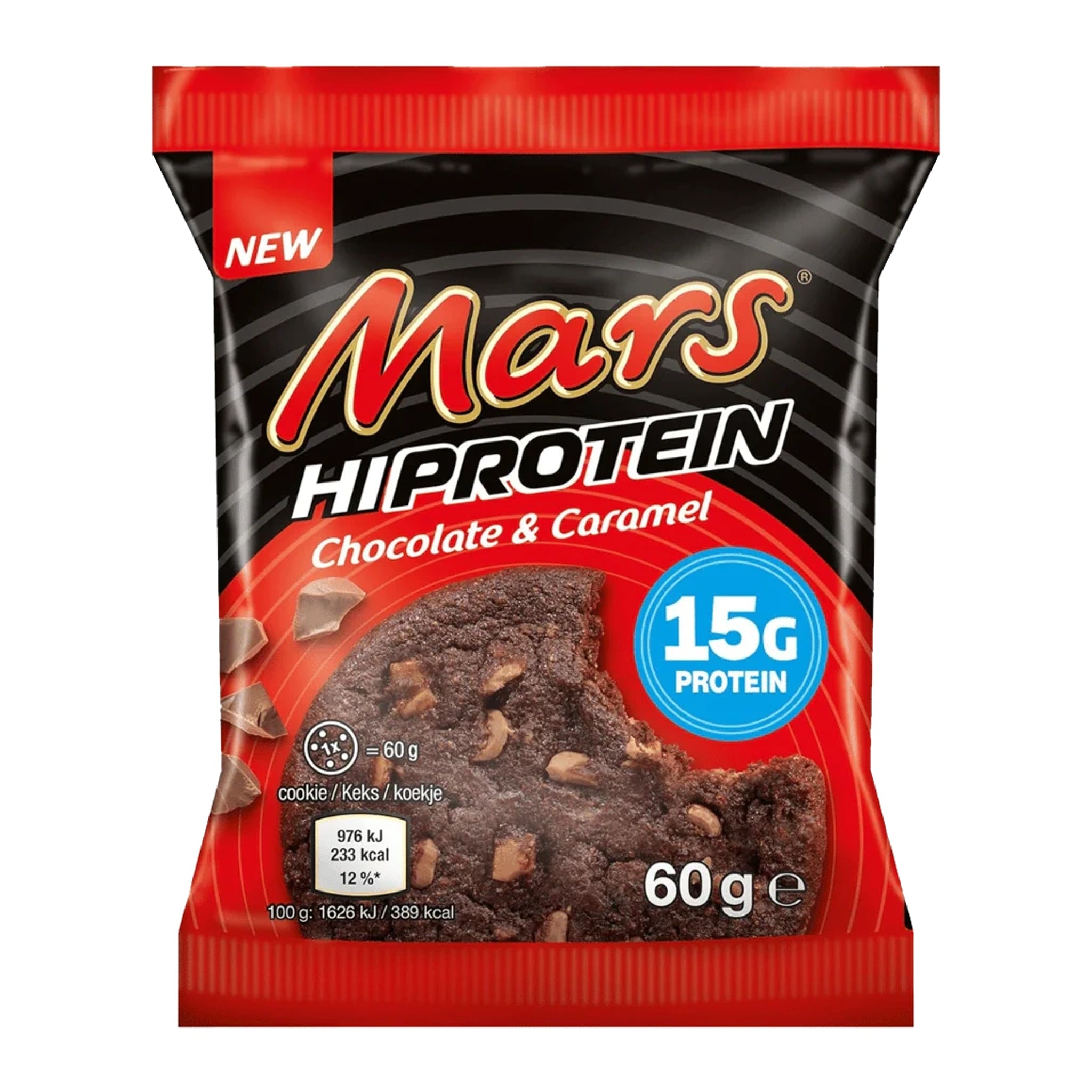 Mars Chocolate & Caramel Butter Hi Protein מארס עוגיית פרוטאין בטעם שוקולד וקרמל