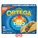 Ortega Taco Yellow Corn טאקו מקסיקני להכנה 12 יחידות