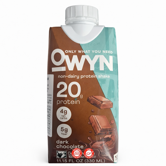 Owyn protein Chocolate משקה חלבון צמחי בטעם שוקולד - שתיה