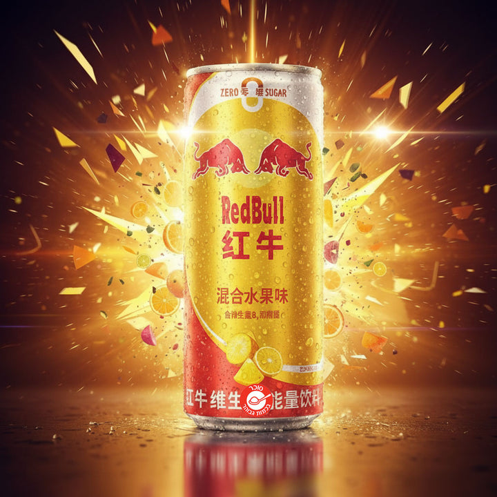 RedBull Energy Fruits רד בול משקה אנרגיה בטעמי פירות