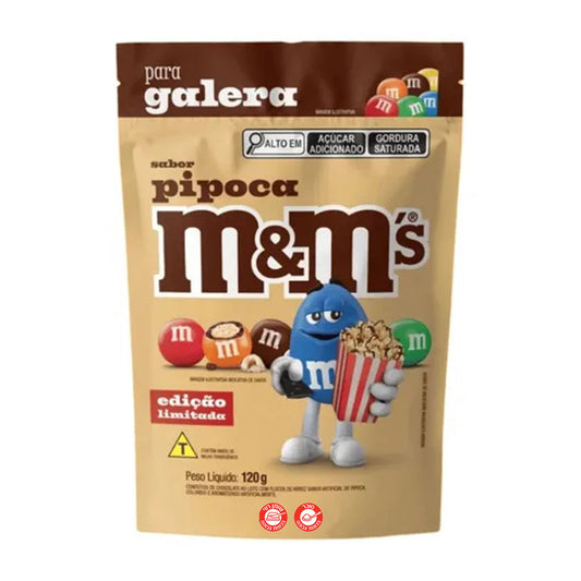 M&M Pipoca אם אנד אם פופקורן 120 גרם