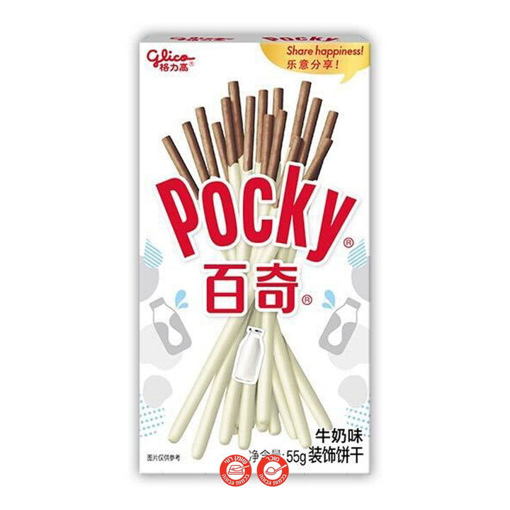 Pocky Milk מקלות פוקי מצופים חלב