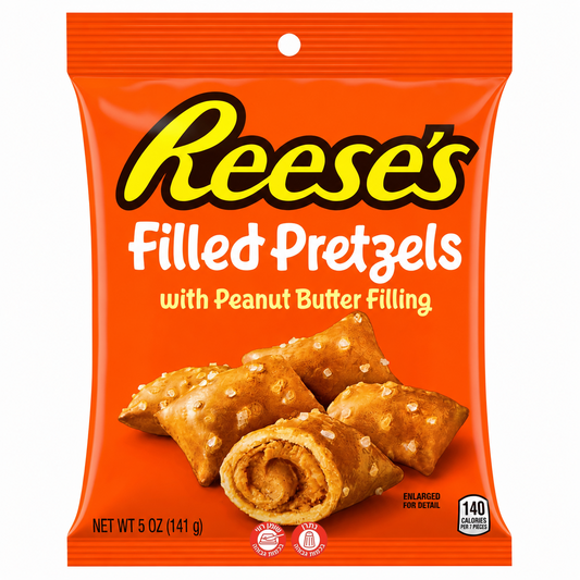 Reese’s filled pretzels ריסס פרצל ממולאים בחמאת בוטנים