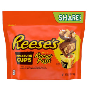 Reese's Puffs shareReese's Puffs share ריסס פאפס שוקולד עם חמאת בוטנים ופיצפוצים