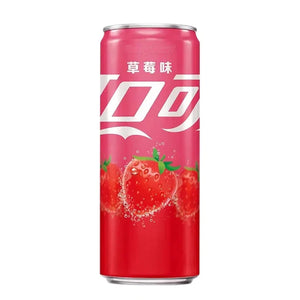 Coca Cola Strawberry 330ml קוקה קולה בטעם תות