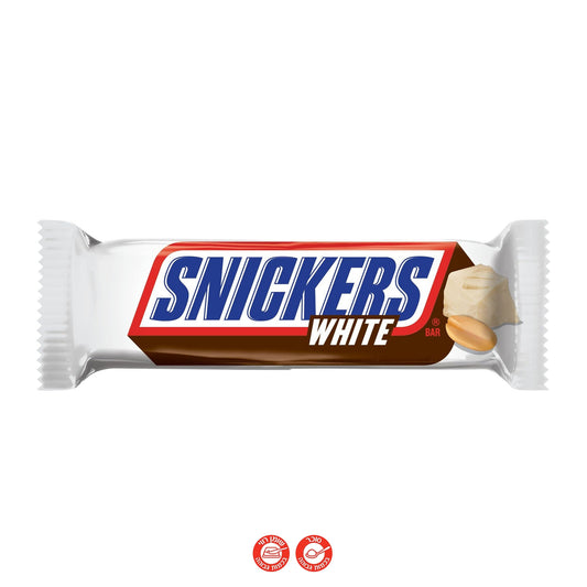 Snickers White סניקרס מצופה שוקולד לבן