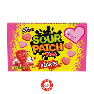 Sour Patch Pink Hearts סאוור פאץ לבבות ❤️ חמוצים וורודים סוכריות