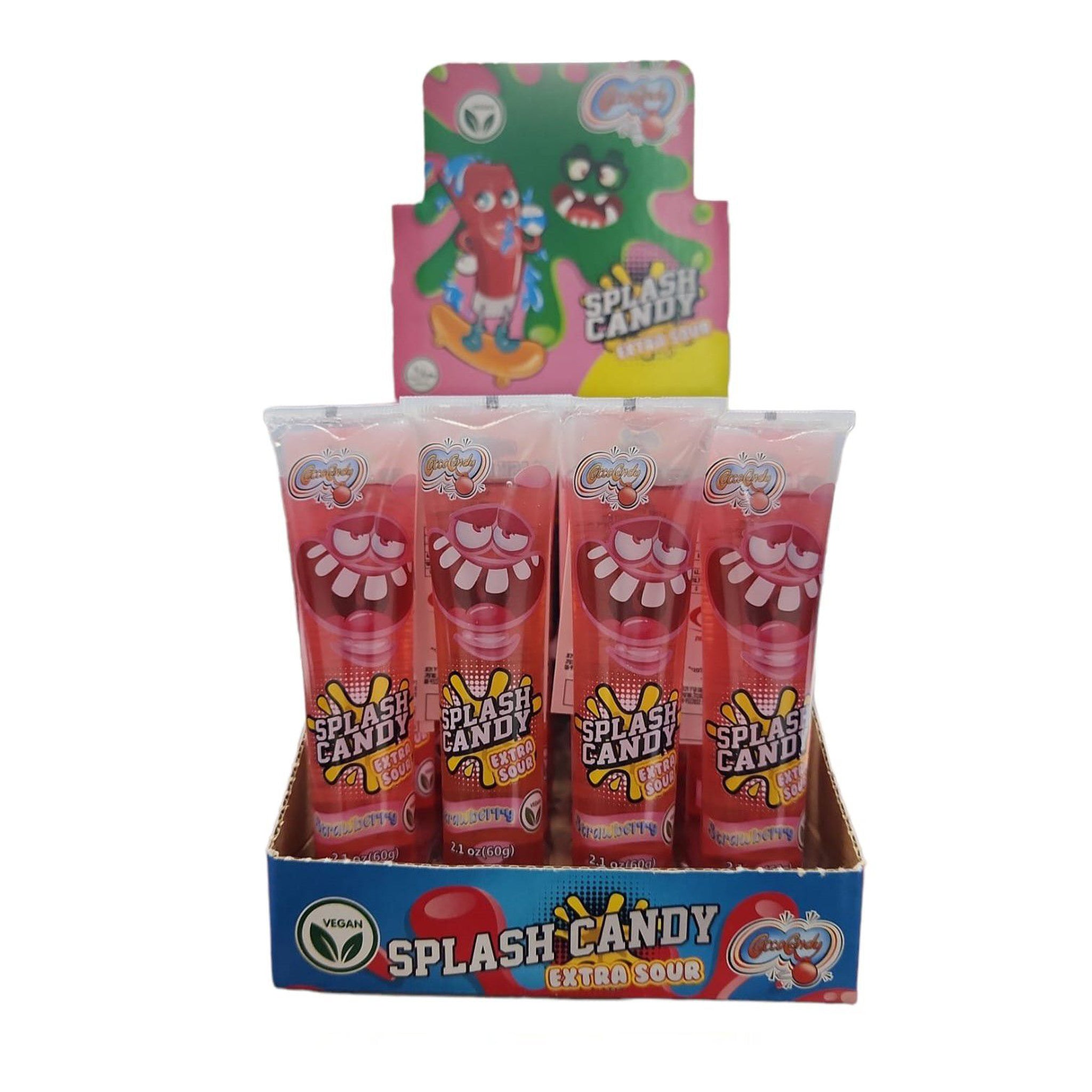 Splash Candy Extreme Sour Strawberry ג'ל סופר חמוץ בטעם תות