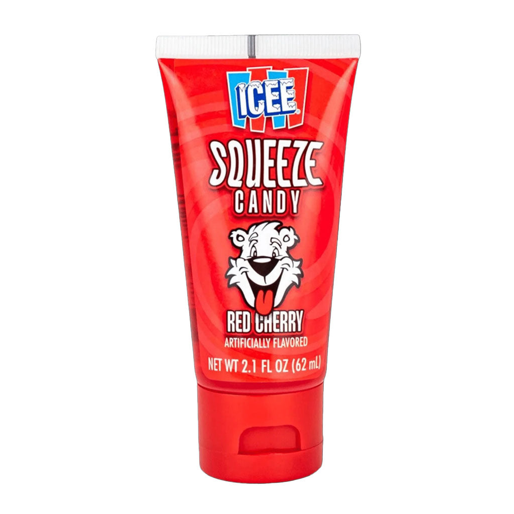 Icee Squeeze Candy Red Cherry אייסי דובדבן אדום בשפורפרת