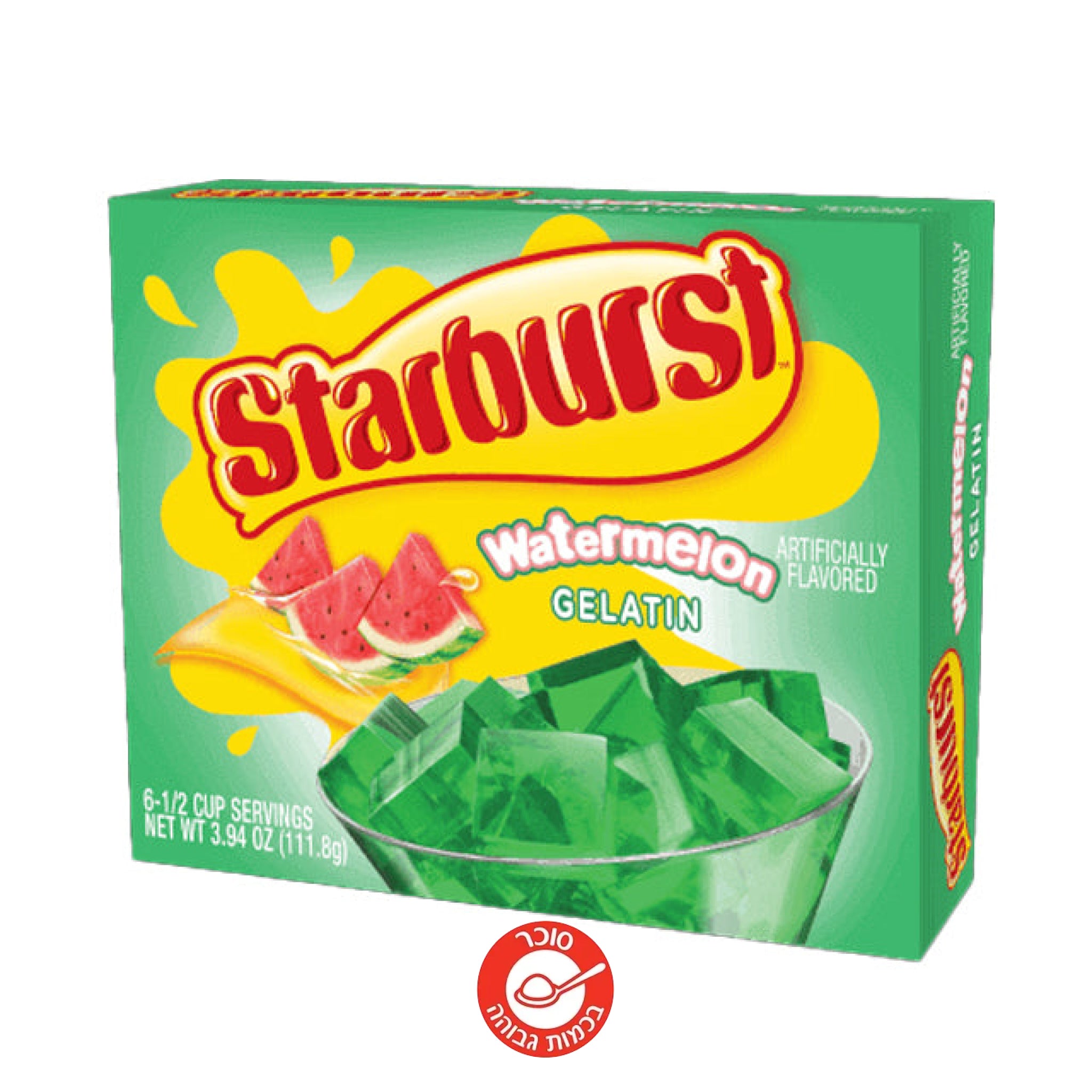 Starburst Watermelon Gelatin סטארבסט ג’לי להכנה בטעם אבטיח סוכריות