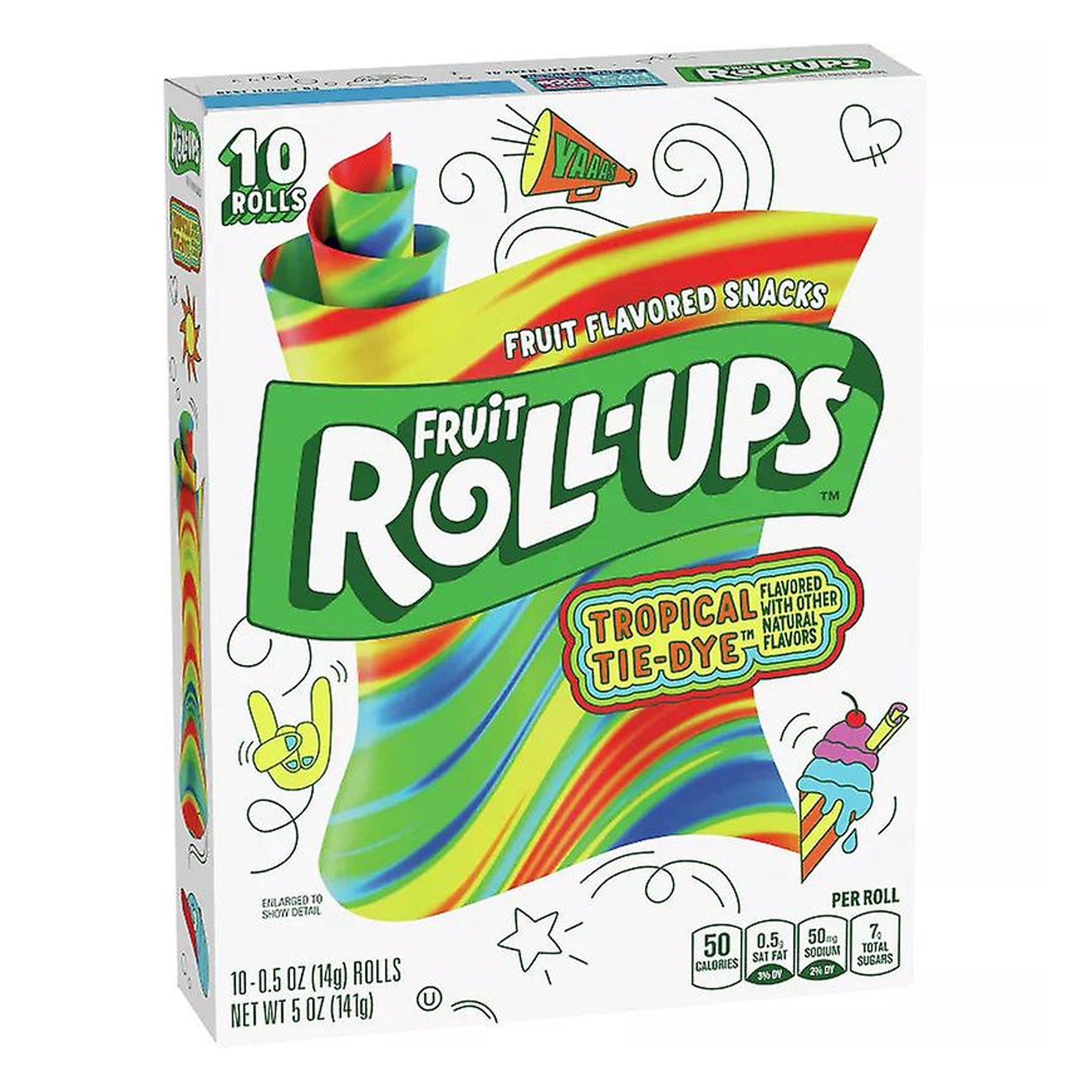 Fruit Rollups Tie Dye רולאפס טאיי דאי
