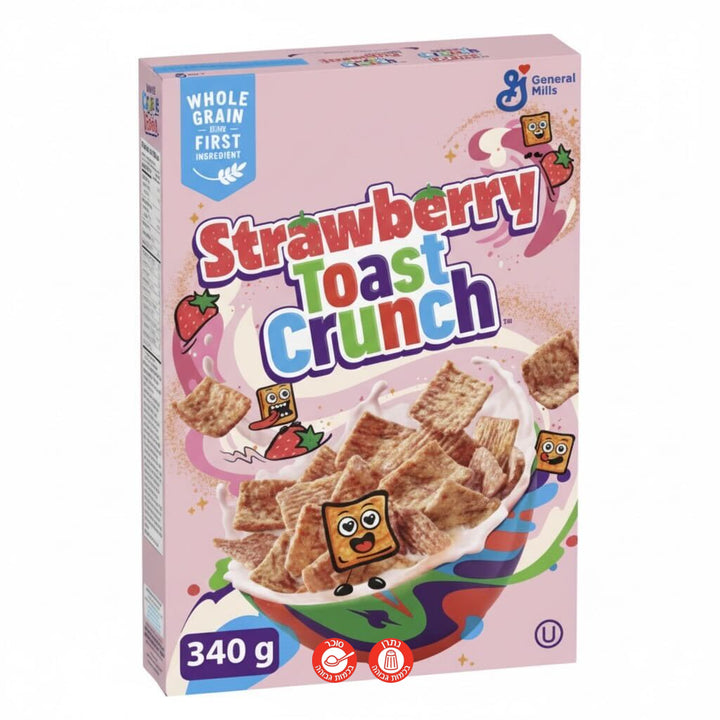 Toast Crunch Strawberry טוסט קראנץ קינמון תות