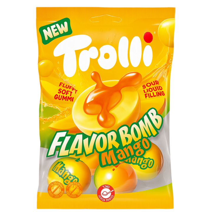 Trolli Flavor Bomb טרולי סוכריות גומי עם מיץ מנגו