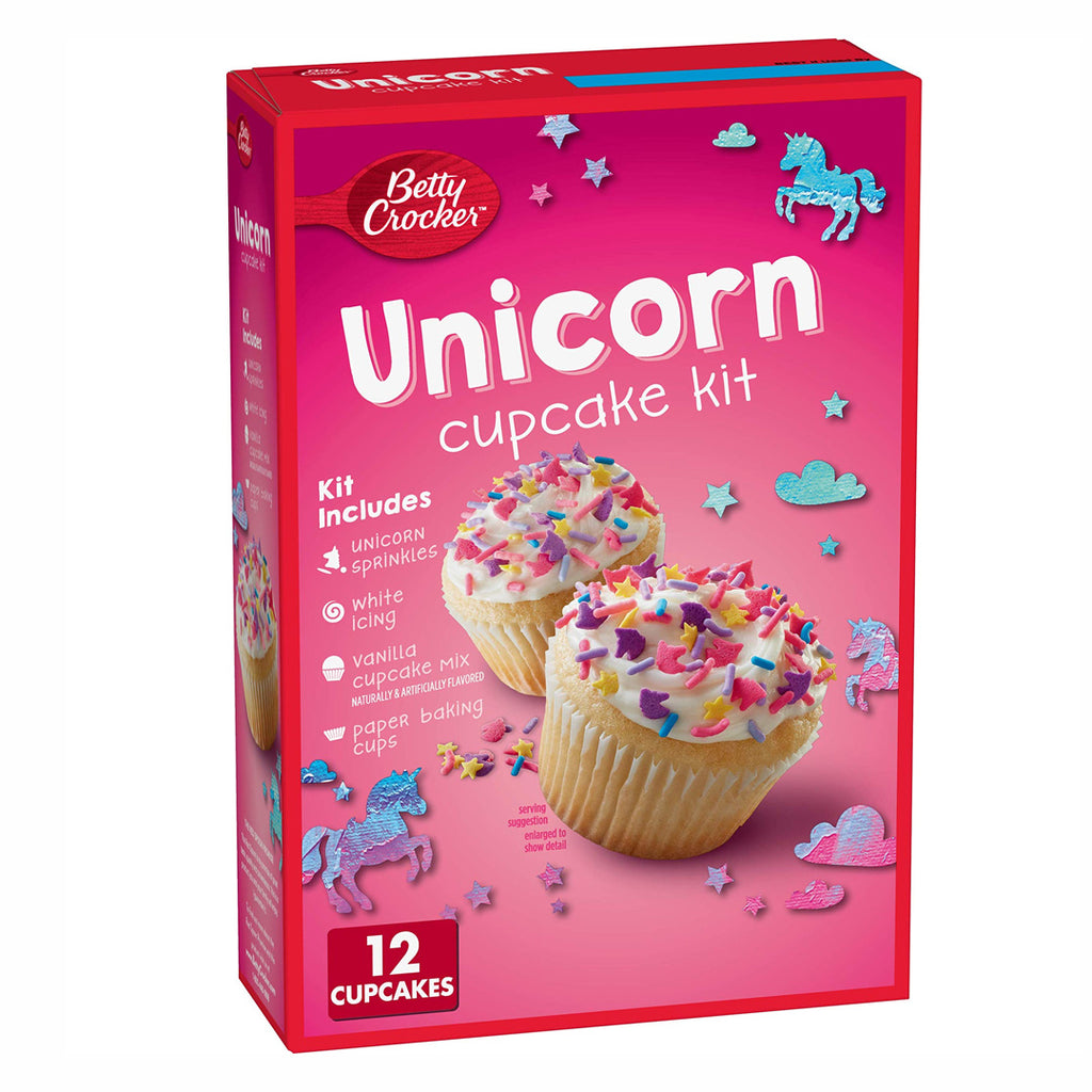 Betty Crocker Unicorn Cupcake Kit ערכת קאפקייק להכנה בטי קרוקר