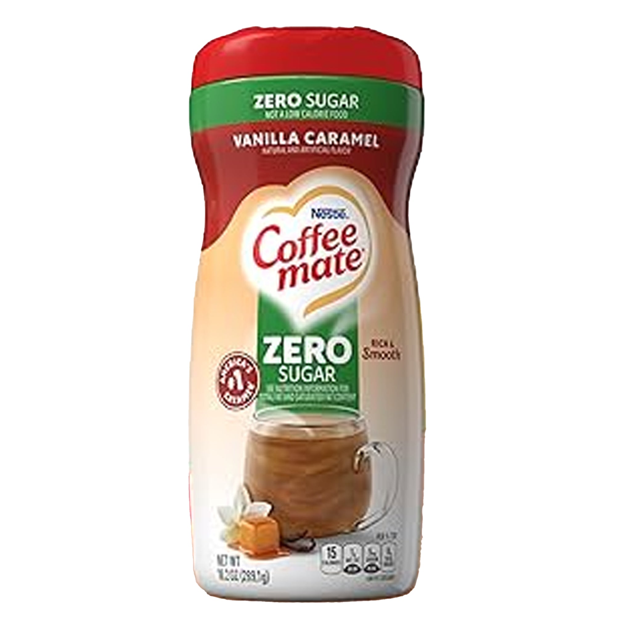 Coffee Mate Vanilla Caramel Zero מלבין קפה ללא סוכר בטעם וניל קרמל