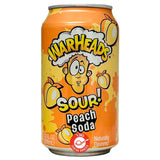 Warheads peach soda וורהאדס סודה בטעם אפרסק שתיה
