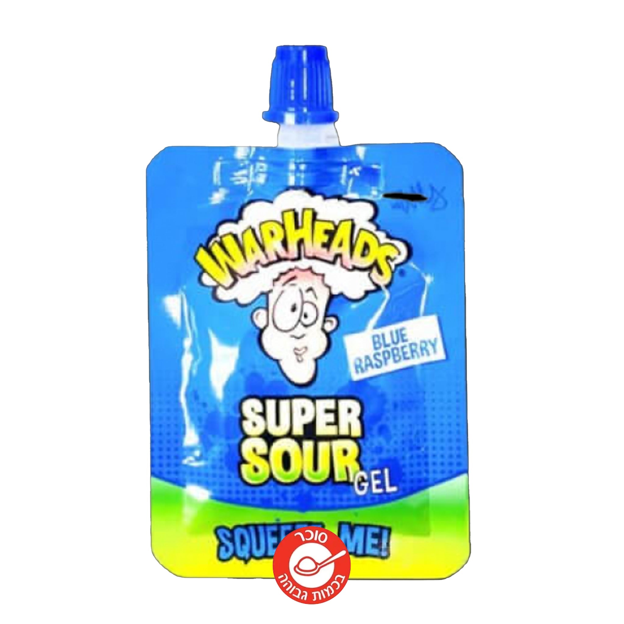 Warheads Super Sour Gel Raspberry וורהאדס ג'ל סופר חמוץ בטעם רספברי