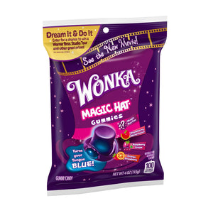 Wonka Magic Hat סוכריות גומי וונקה צובעות לשון
