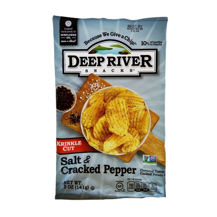 Deep River חטיף צ'יפס מלח ופלפל
