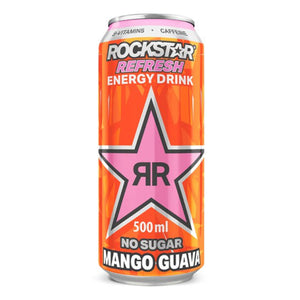 RR ROCKSTAR MANGO GUAVA - רוקסטר משקה אנרגיה בטעם מנגו גויאבה ללא סוכר